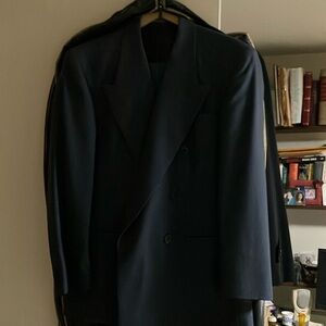 Classic Navy Double-Breasted Blazer